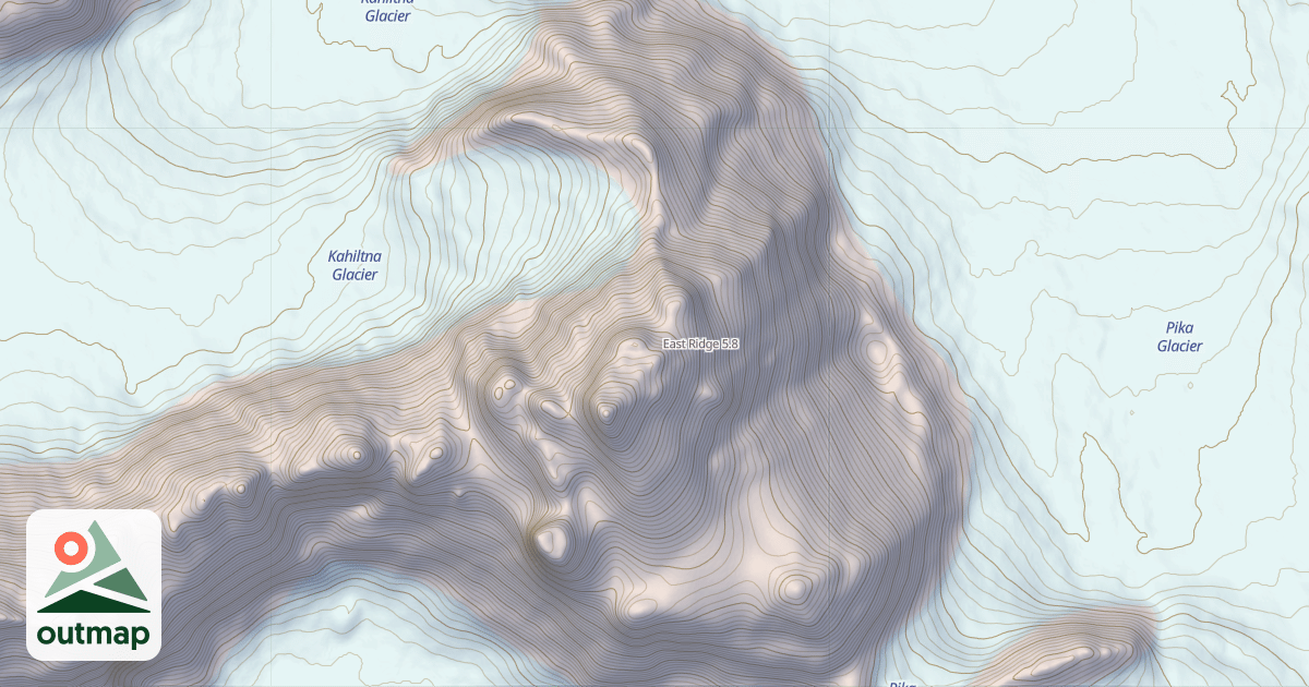 Map of East Ridge