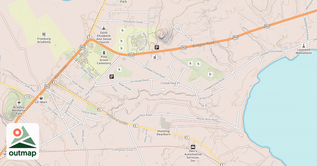 Map of Crystal Face