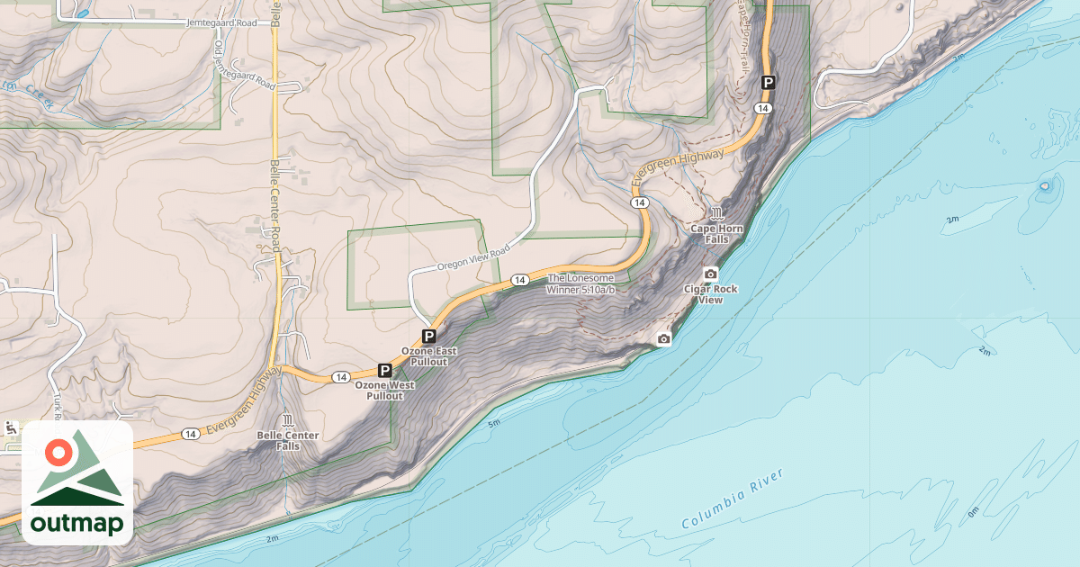 Map of The Lonesome Winner