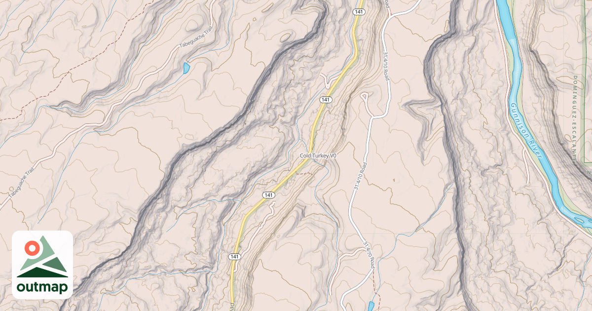 Map of Cold Turkey