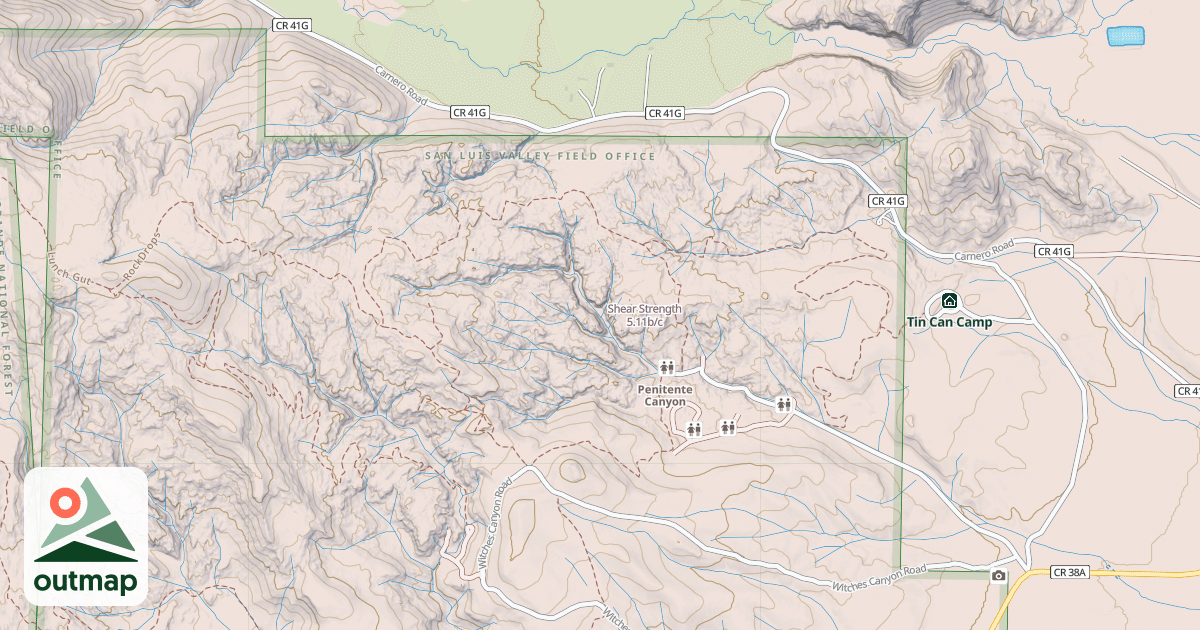 Map of Shear Strength