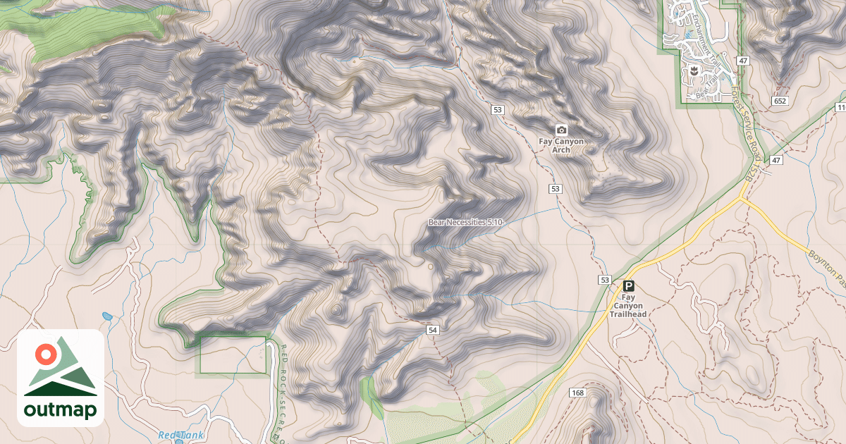 Map of Bear Necessities