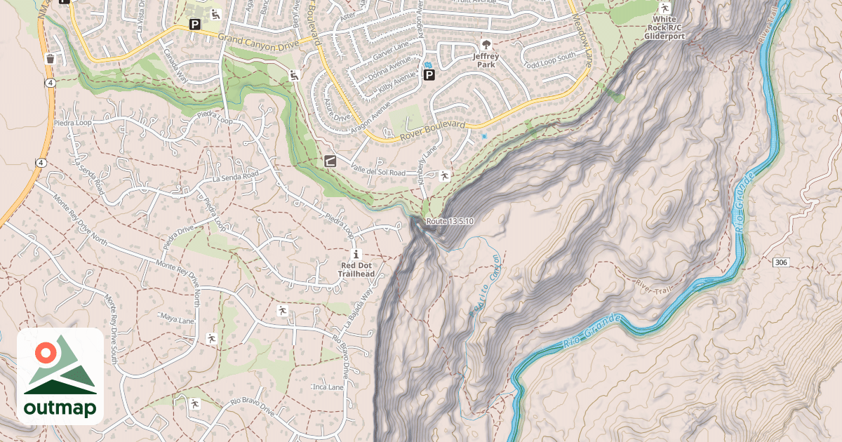 Map of Route 13