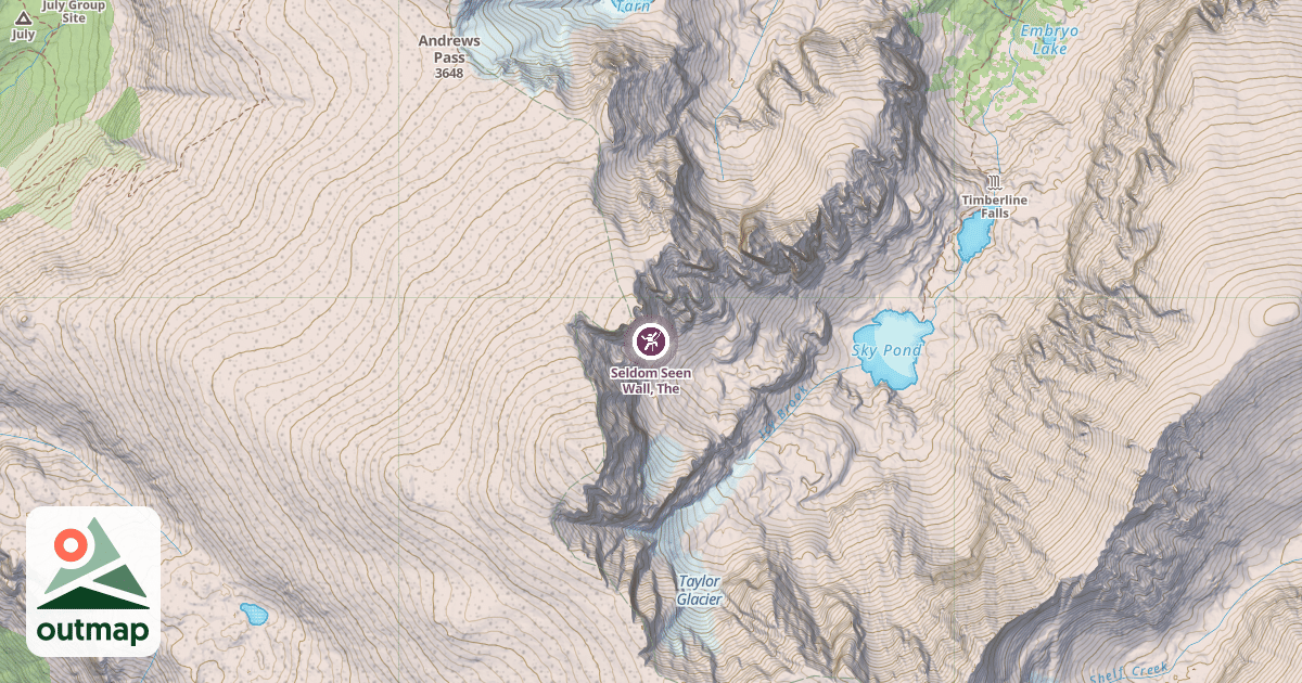 Map of Seldom Seen Wall, The