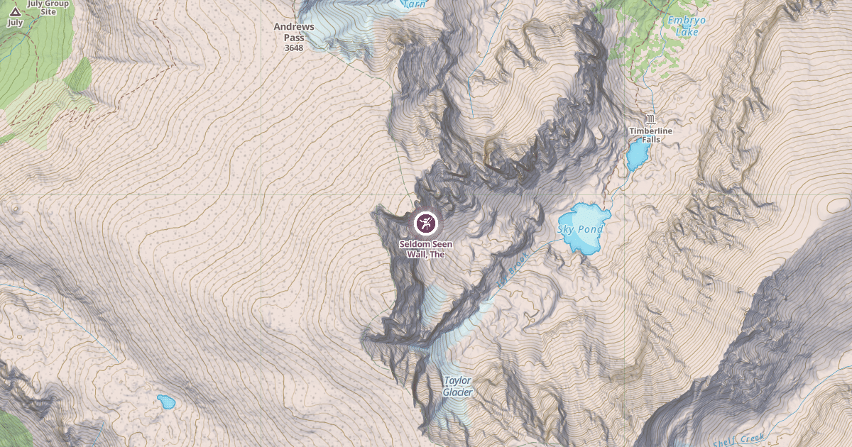 Map preview of Seldom Seen Wall, The