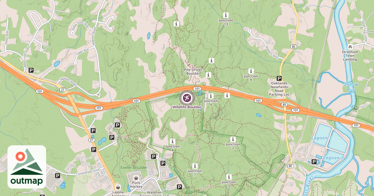 Map of Wildlife Boulder