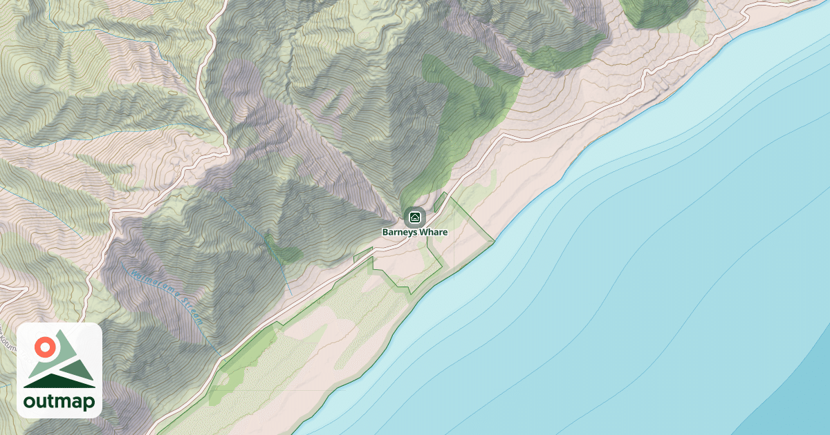 Map of Barneys Whare