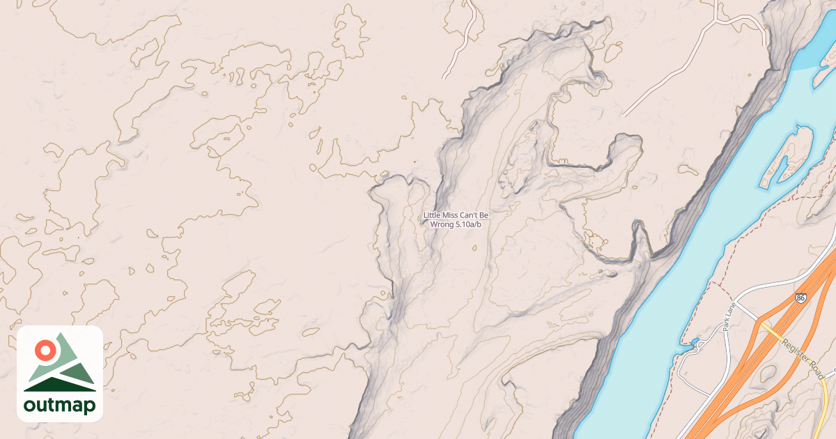 Map of Little Miss Can't Be Wrong
