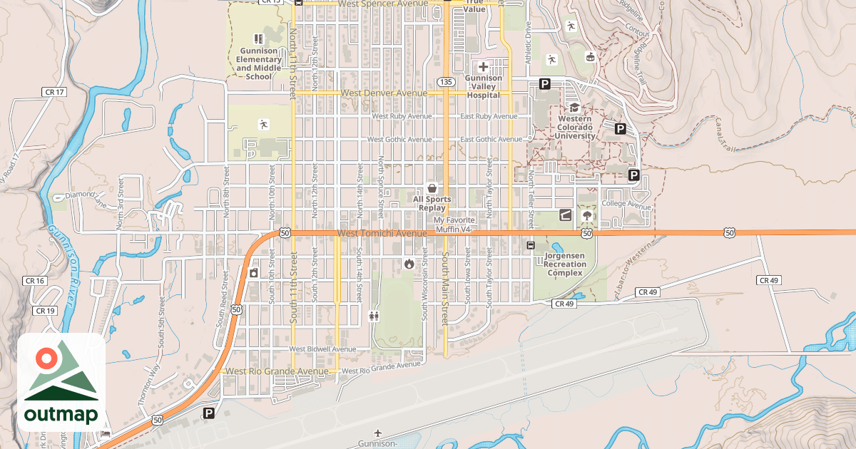 Map of My Favorite Muffin
