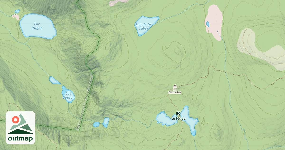 Map of Cuves du Xalibu