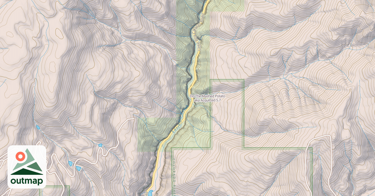 Map of Do The Mashed Potato aka Acquitted