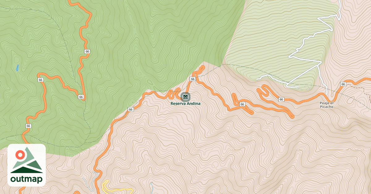 Map of Reserva Andina