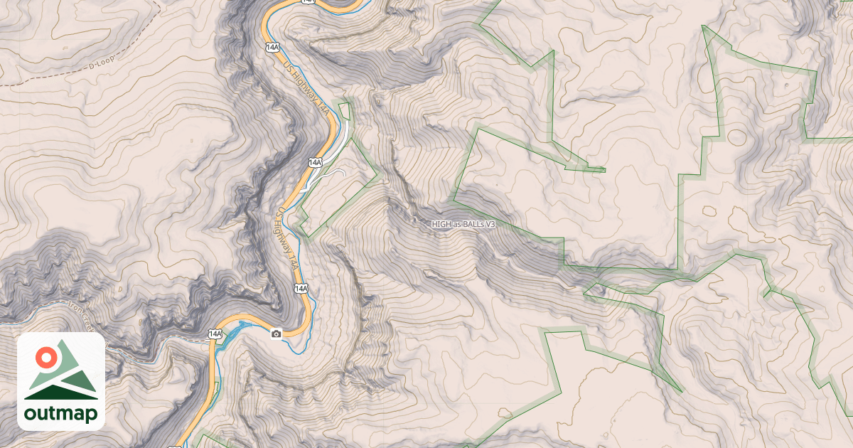 Map of HIGH as BALLs