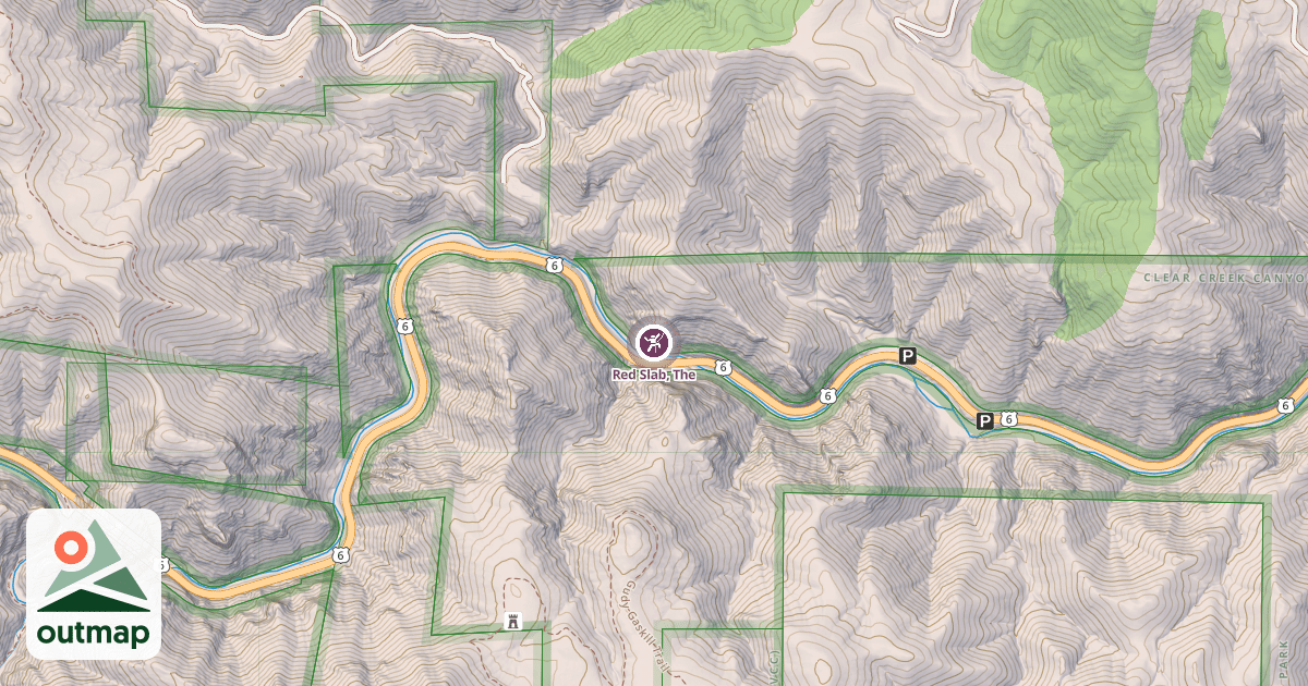 Map of Red Slab, The