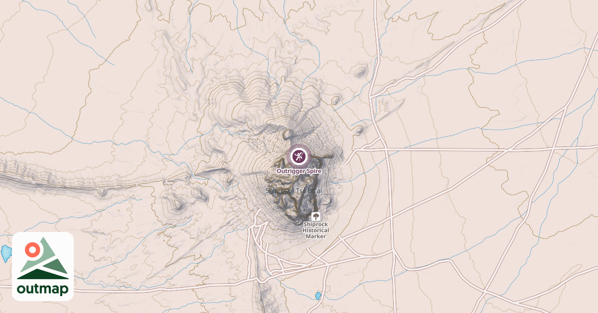 Map of Outrigger Spire