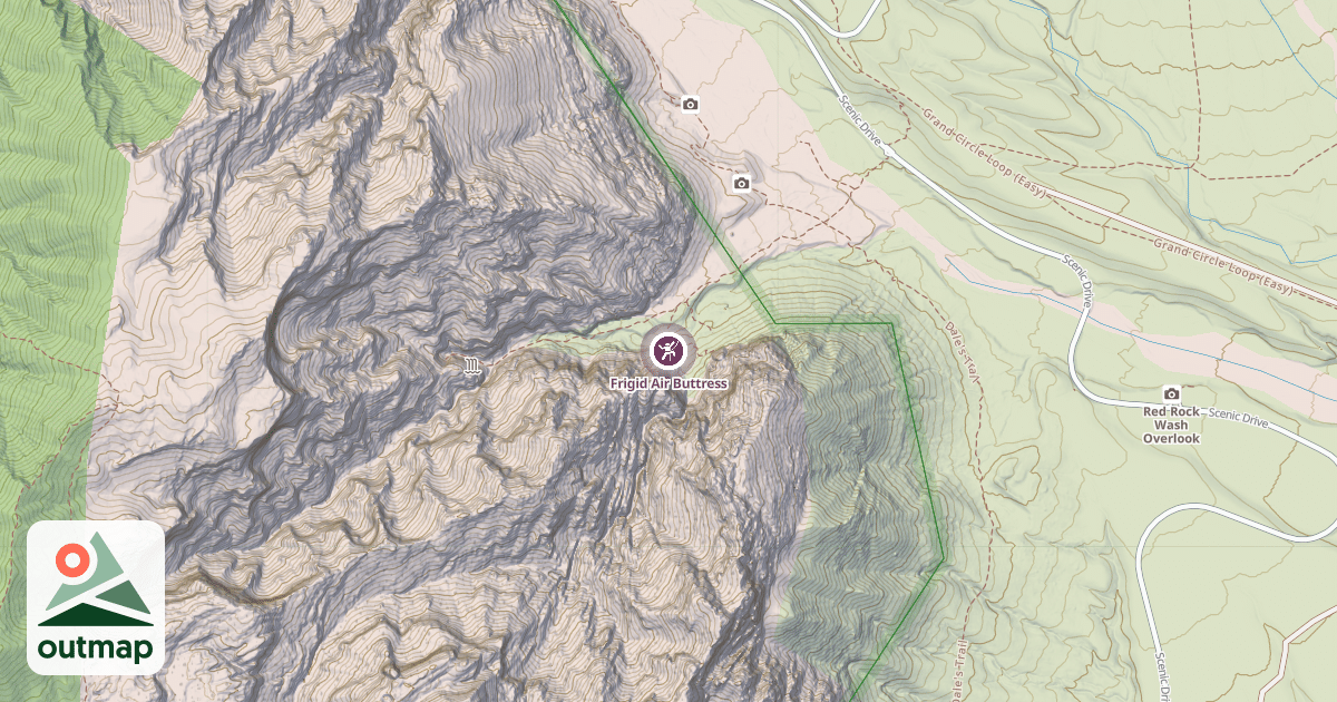 Map of Frigid Air Buttress