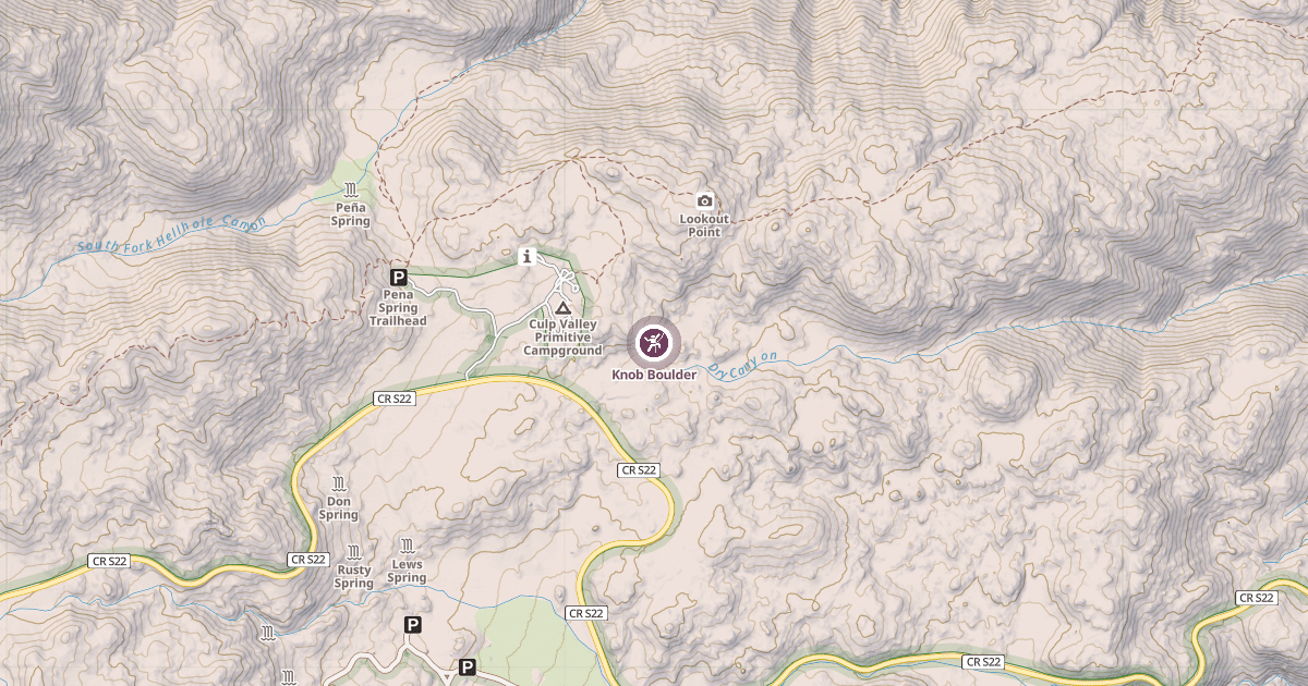 Map preview of Knob Boulder