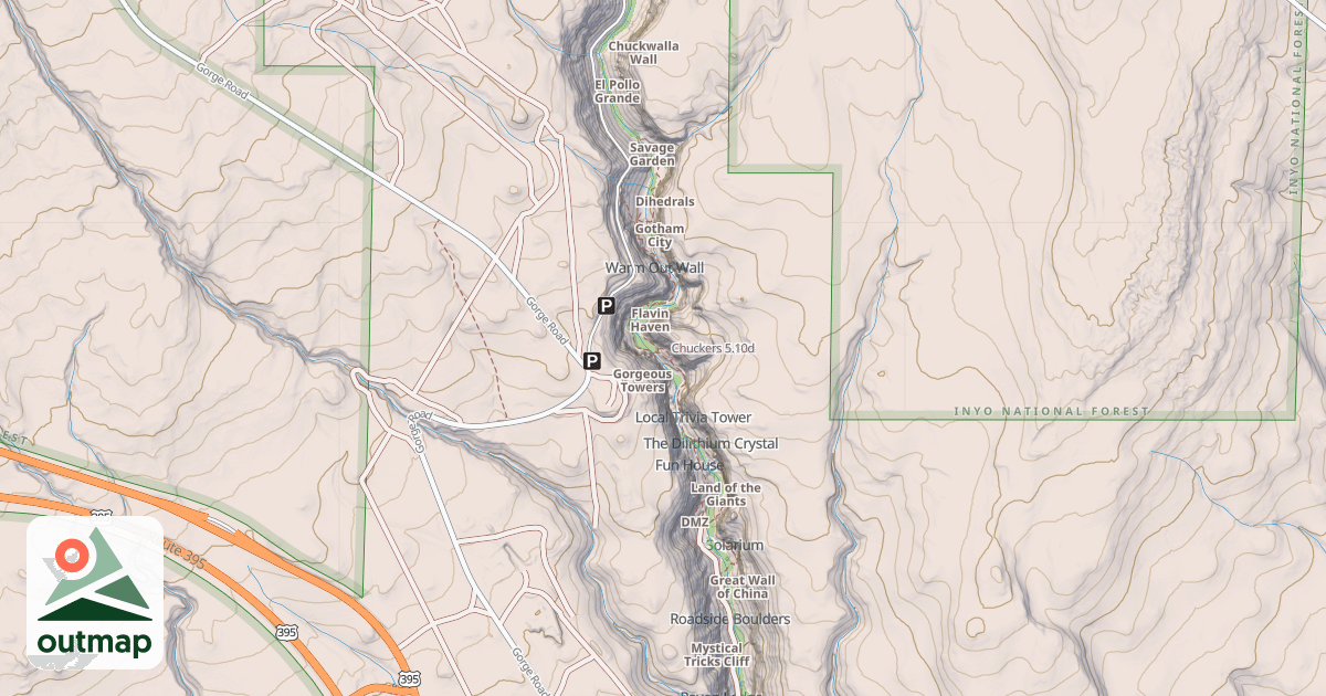Map of Chuckers