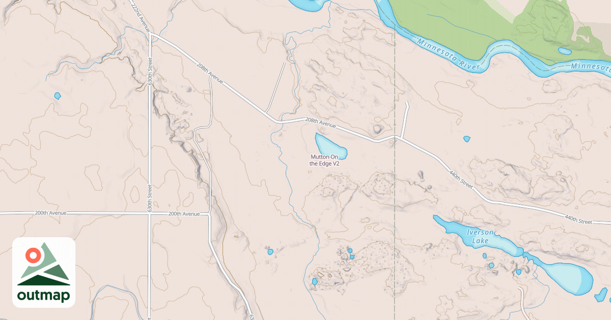 Map of Mutton On the Edge
