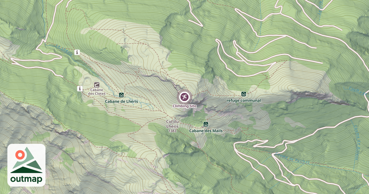 Map of Climbing Site