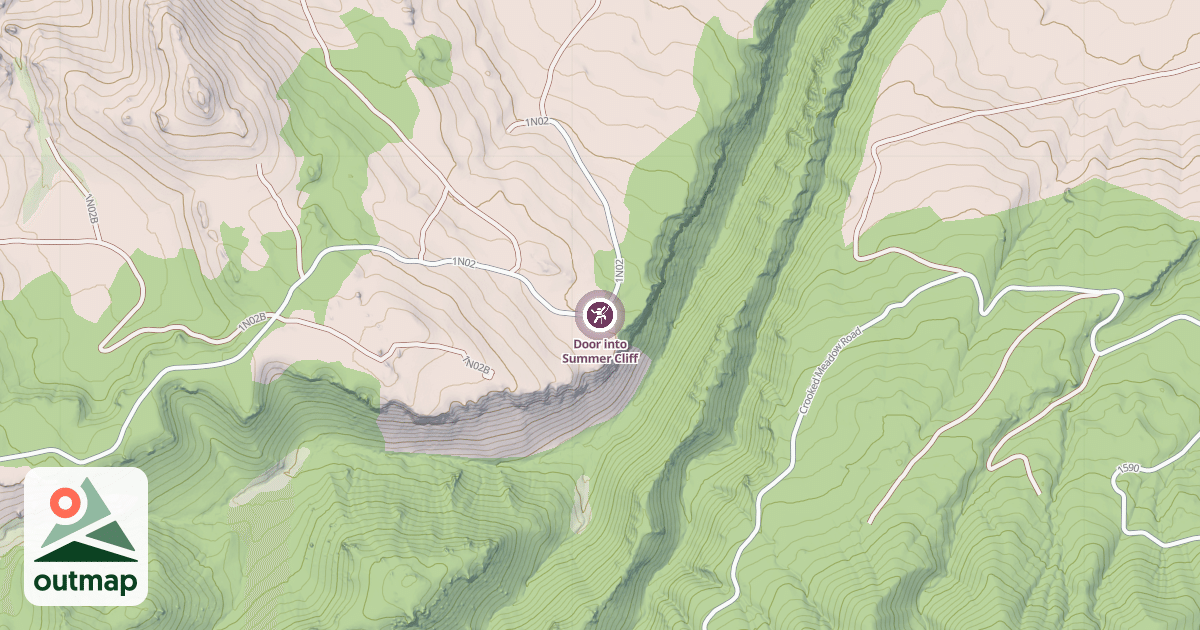 Map of Door into Summer Cliff
