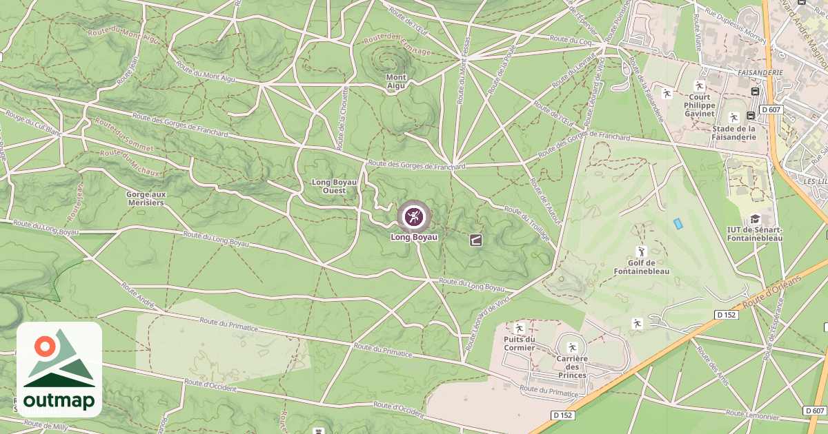 Map of Long Boyau