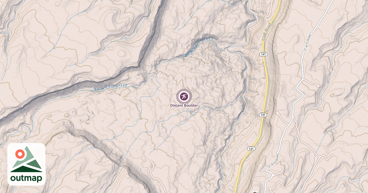 Map of Distant Boulder