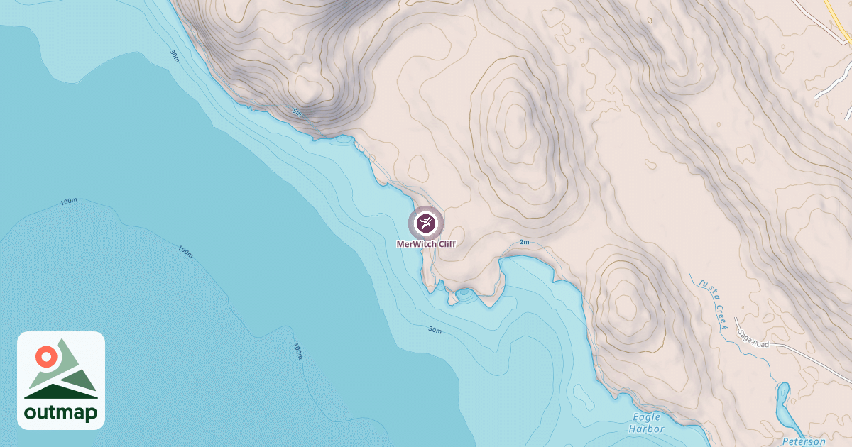 Map of MerWitch Cliff