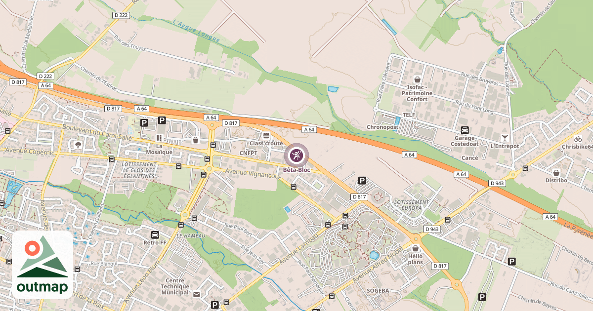 Map of Bêta-Bloc