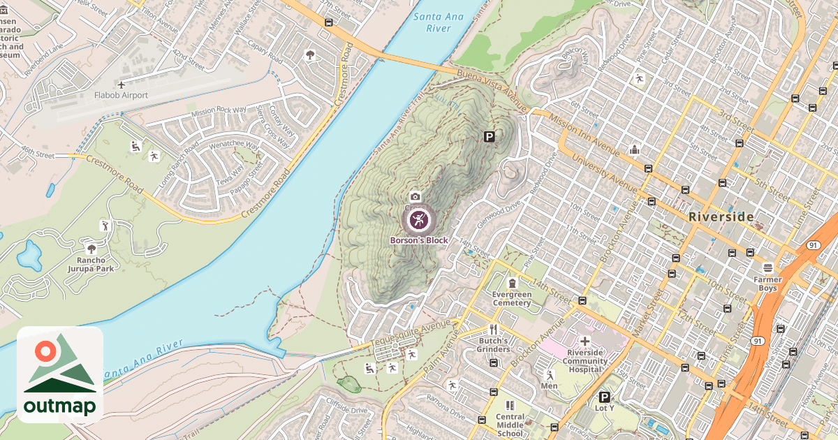 Map of Borson's Block