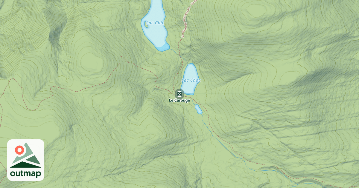 Map of Le Carouge