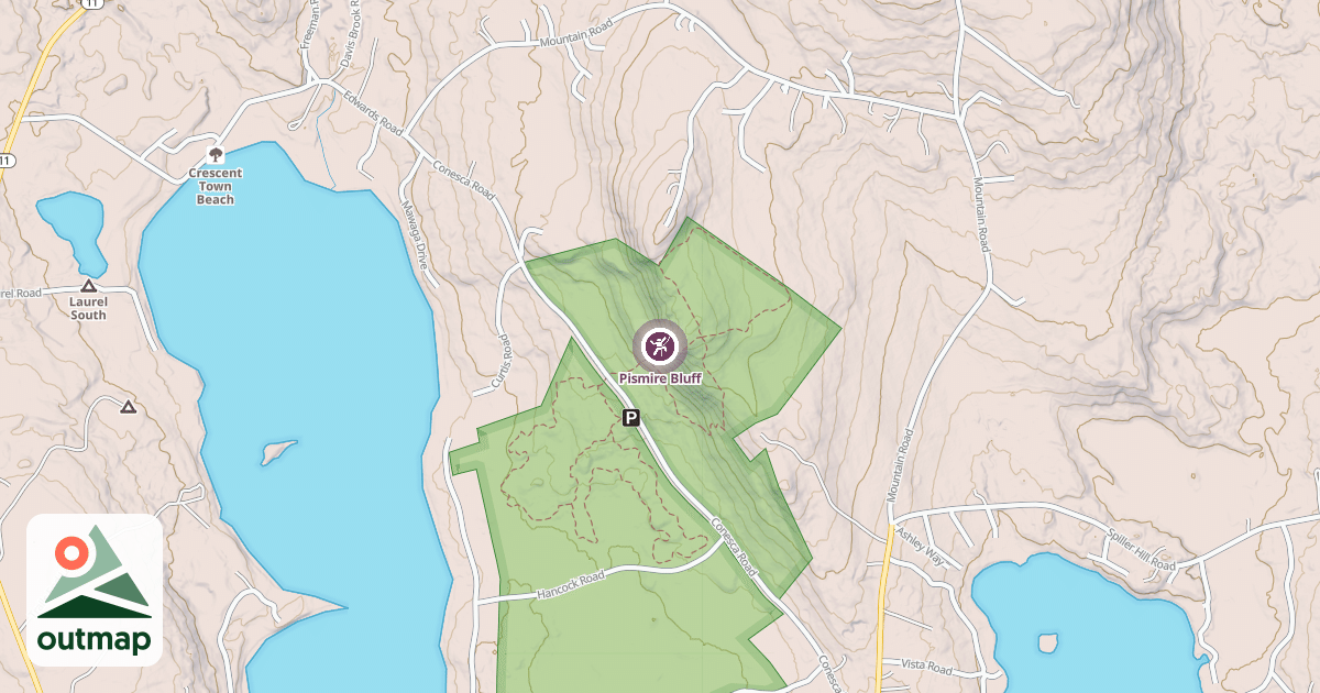 Map of Pismire Bluff