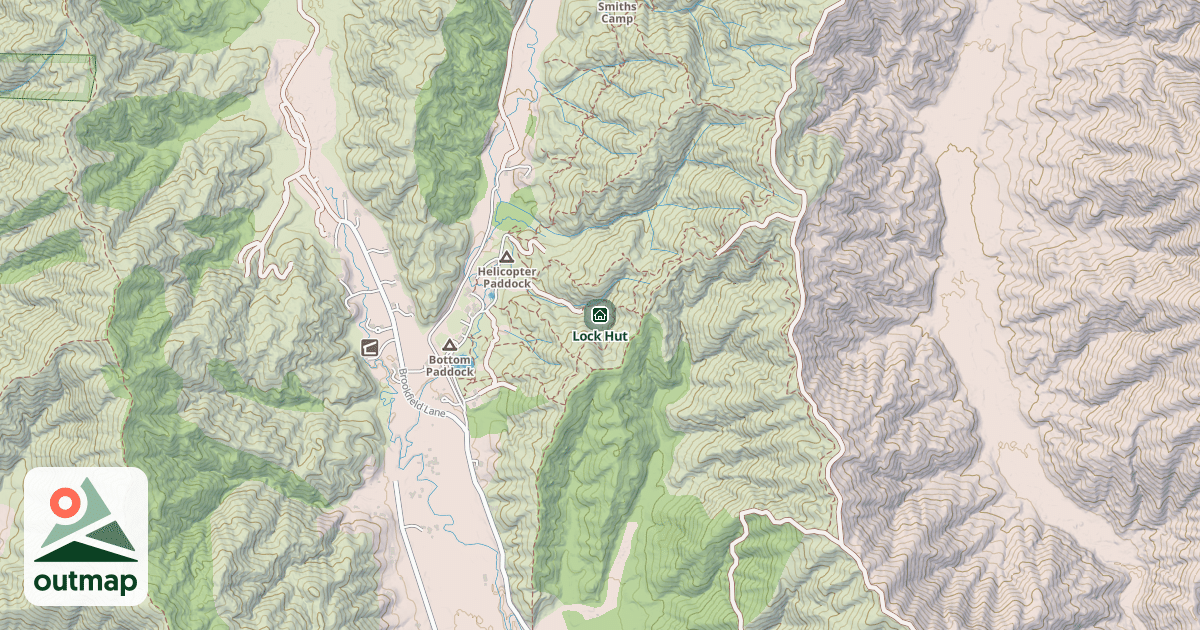 Map of Lock Hut