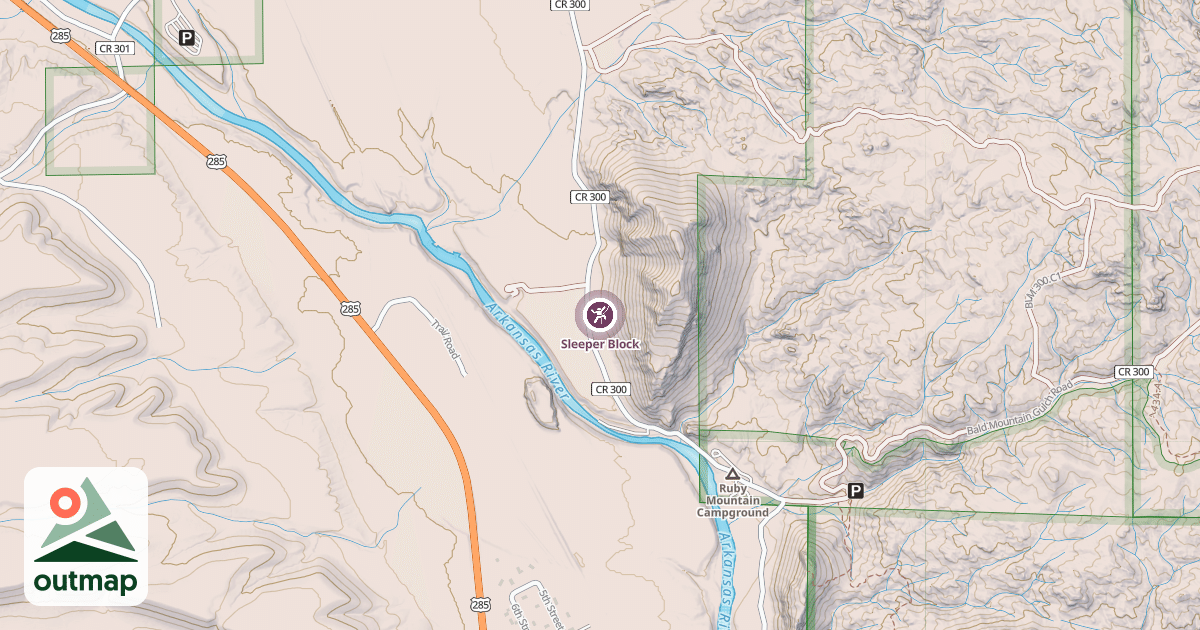 Map of Sleeper Block