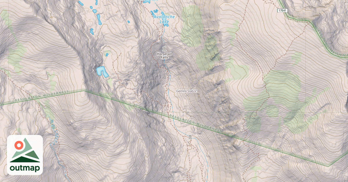 Map of Gemini Slab