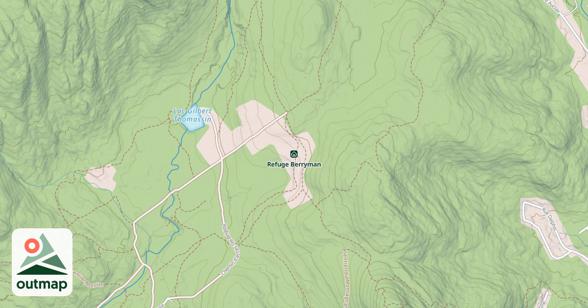 Map of Refuge Berryman