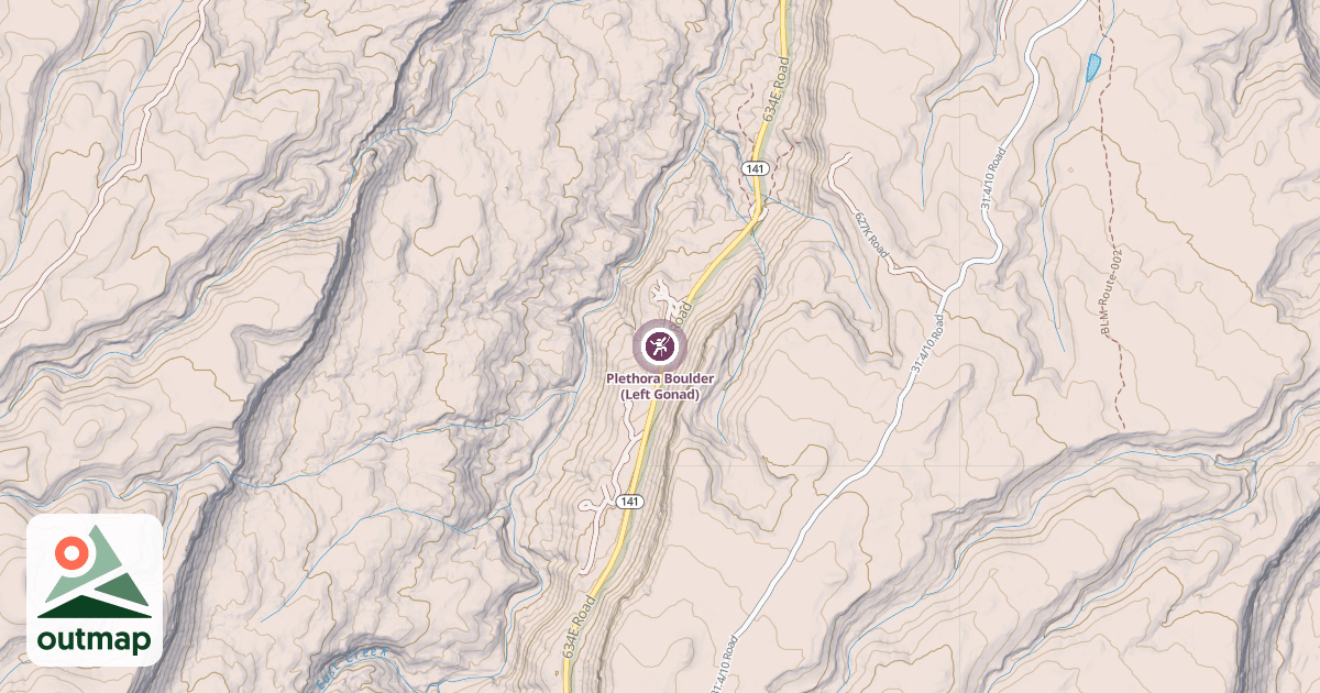 Map of Plethora Boulder (Left Gonad)