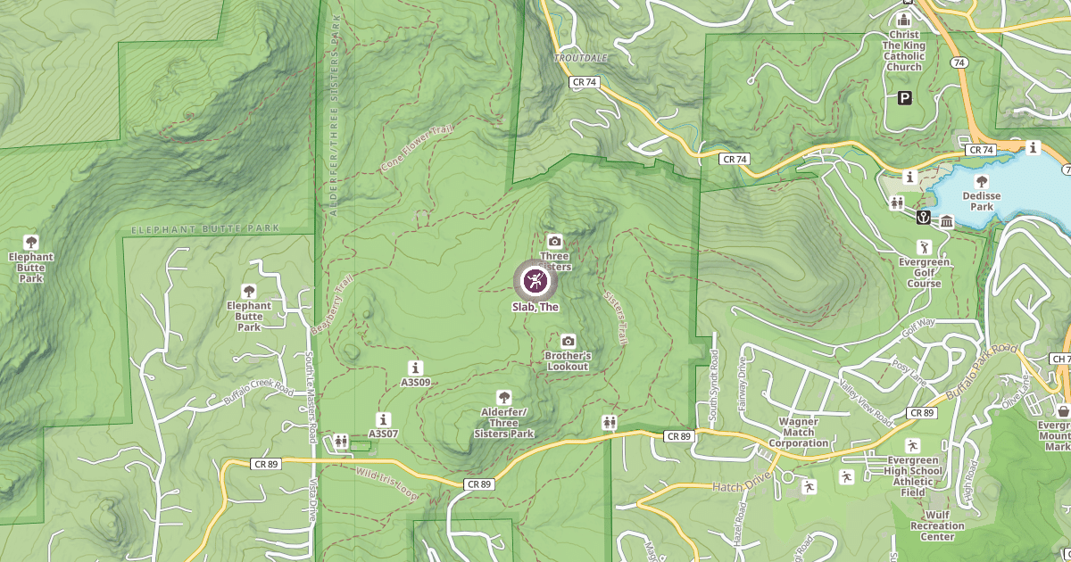 Map preview of Slab, The
