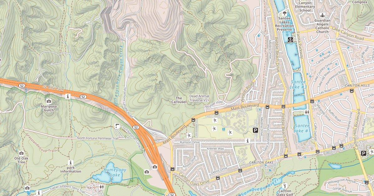 Map preview of Dead Animal Traverse