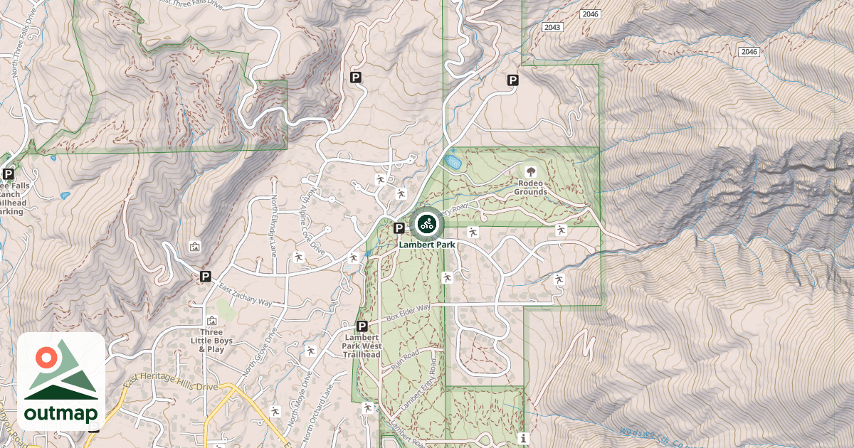 Map of Lambert Park