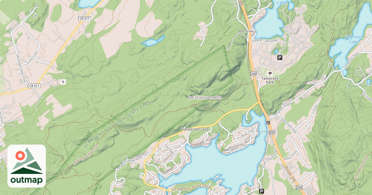 Map of Left of Alcove Pod