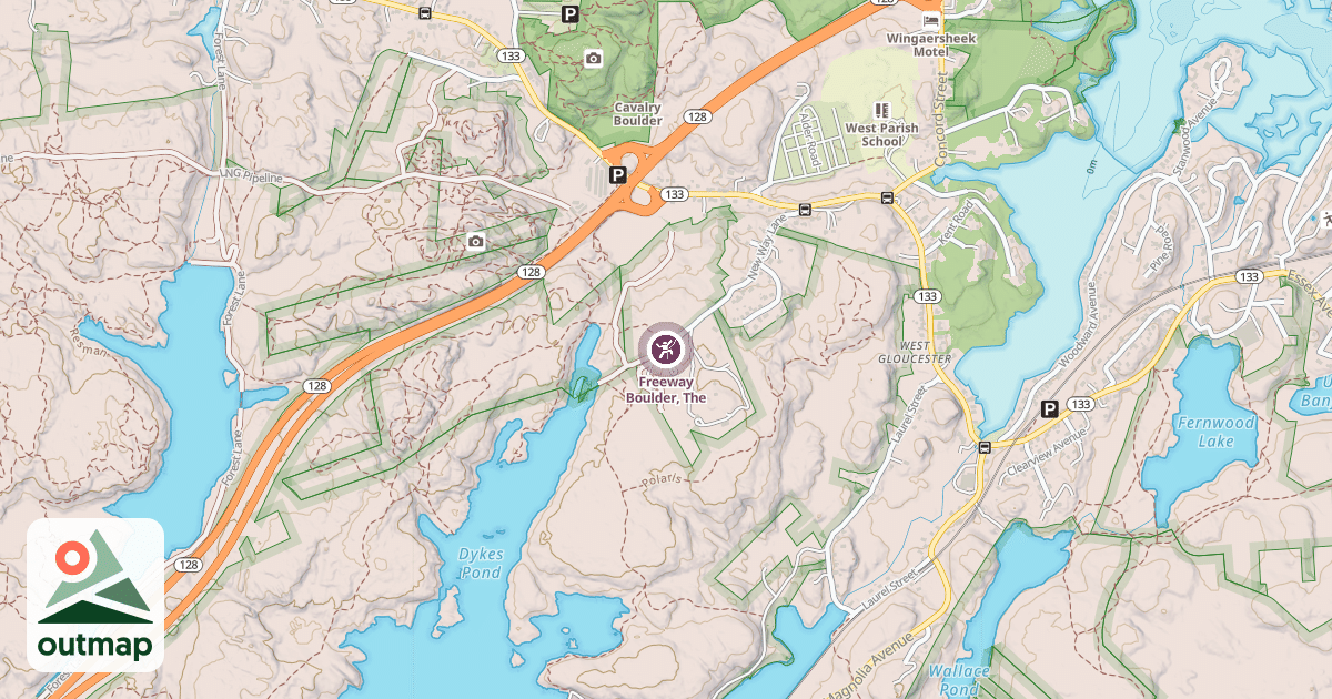 Map of Freeway Boulder, The