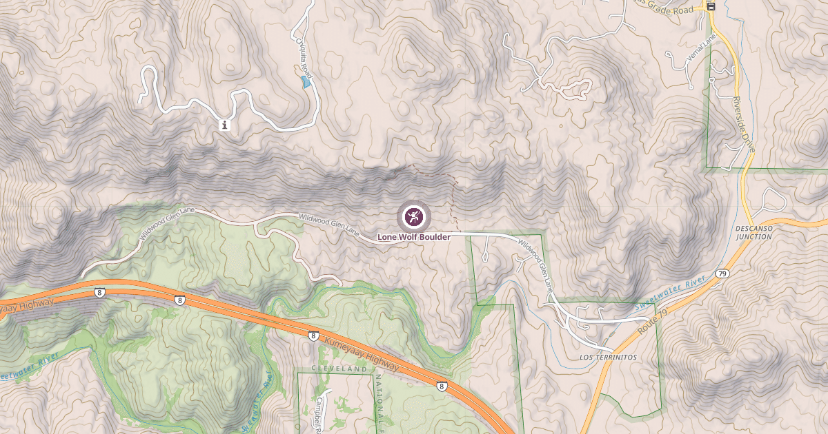 Map preview of Lone Wolf Boulder