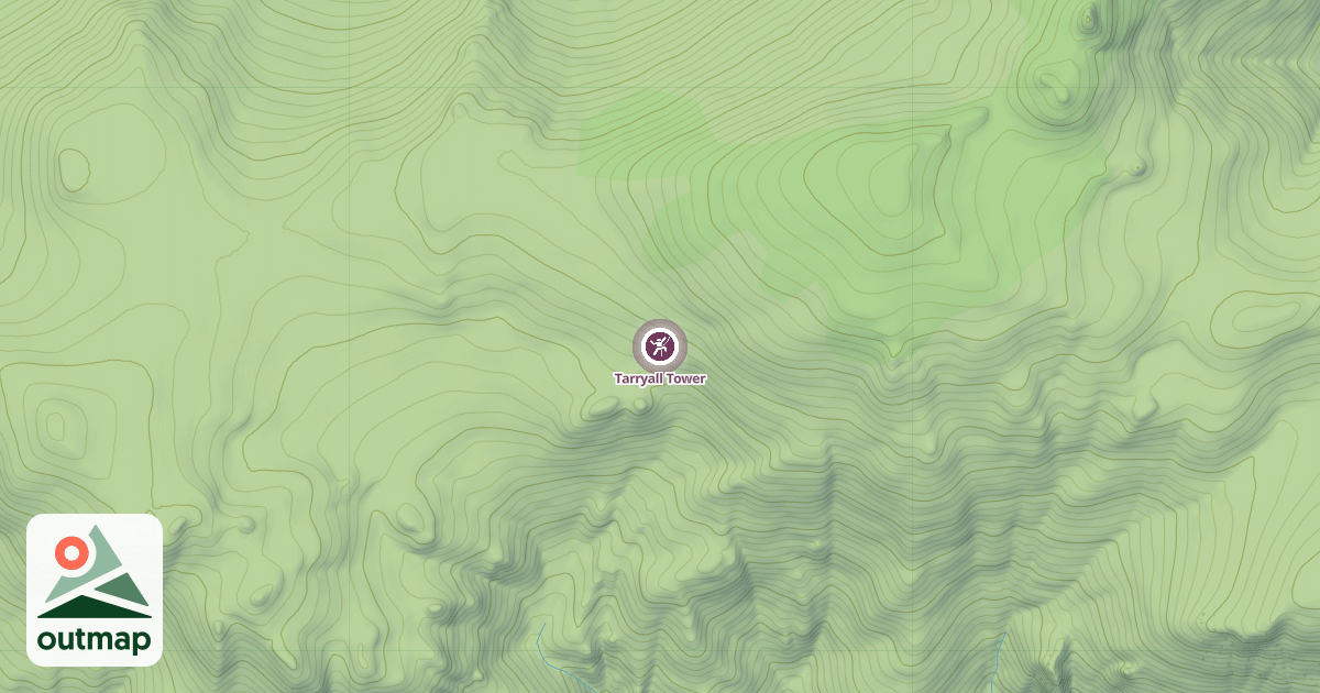 Map of Tarryall Tower