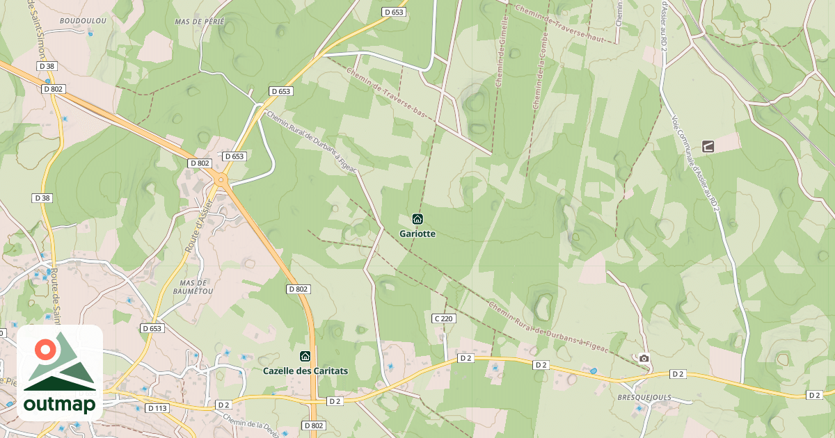 Map of Gariotte
