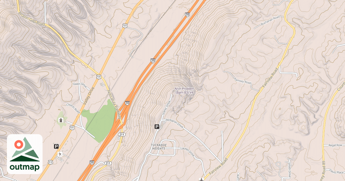 Map of Arch Problem (Barn B3)