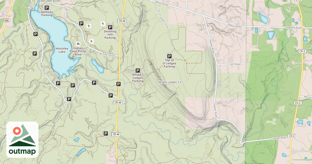 Map of Muddy Ledges