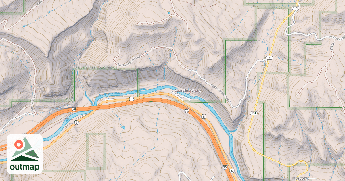Map of Downclimb