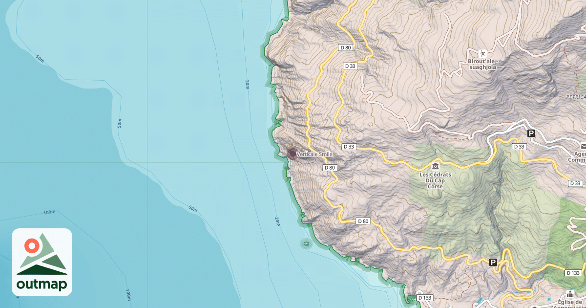 Map of Verticale Smile