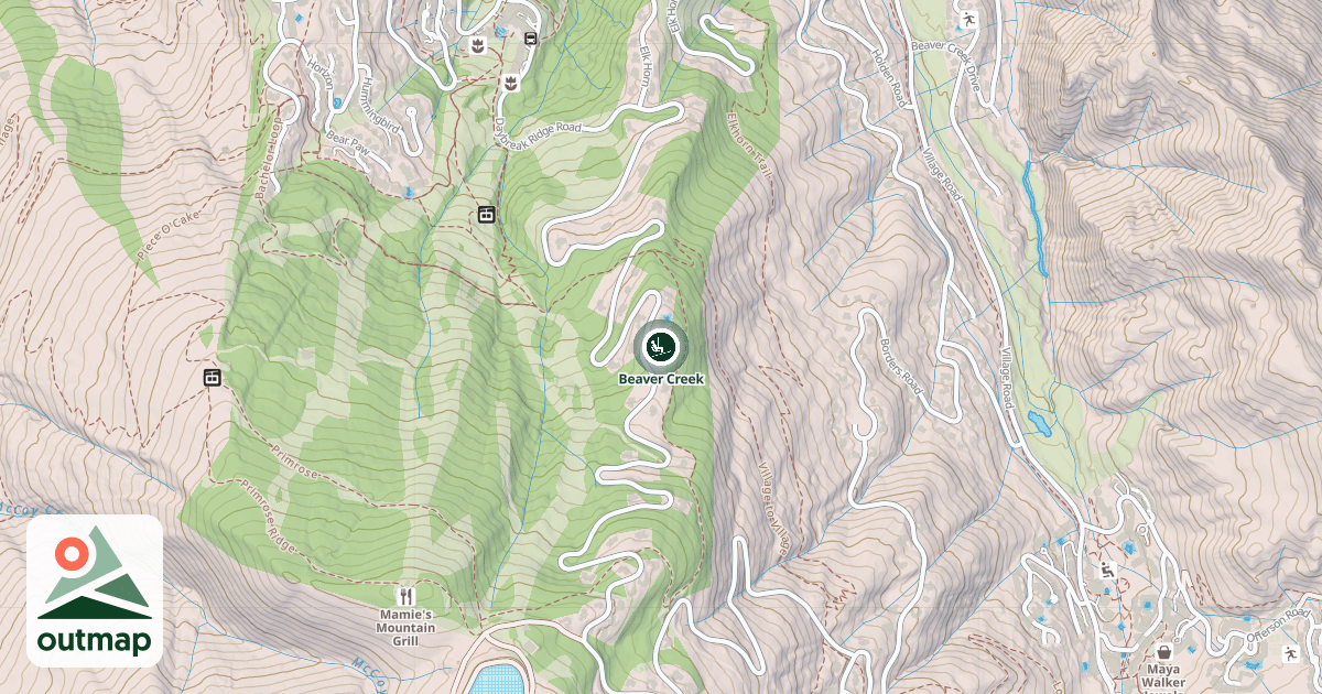 Map of Beaver Creek